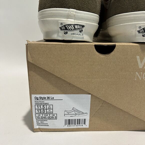 Notre x Vans Vault OG Old Skool 36 LX “Expresso Brown” 2024 - Picture 5 of 6